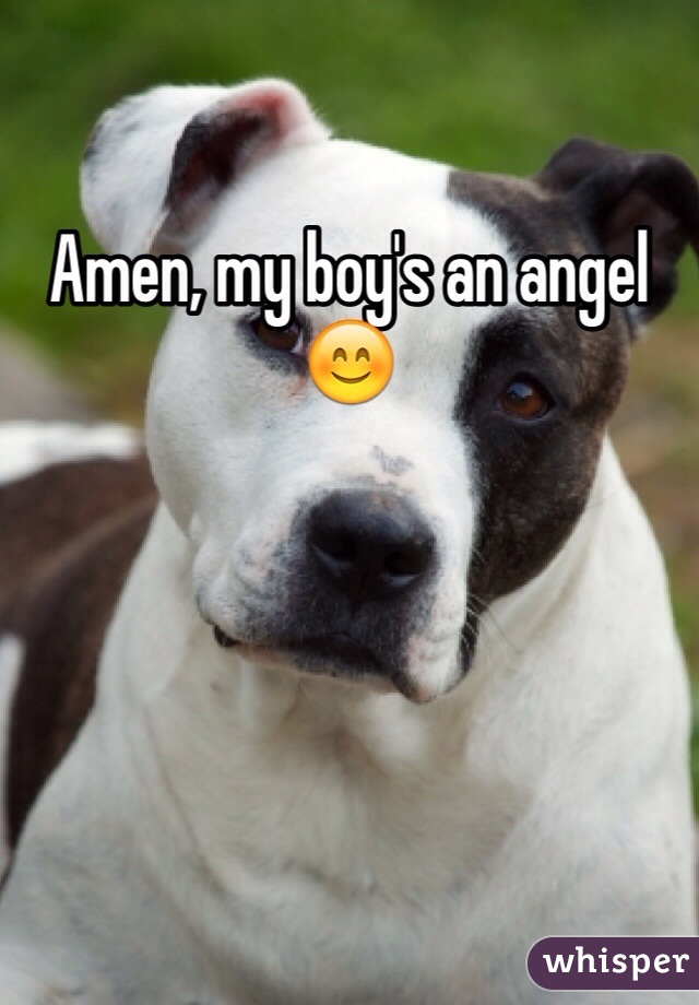 Amen, my boy's an angel 😊 