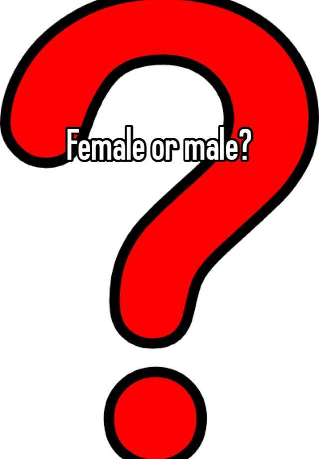 female-or-male