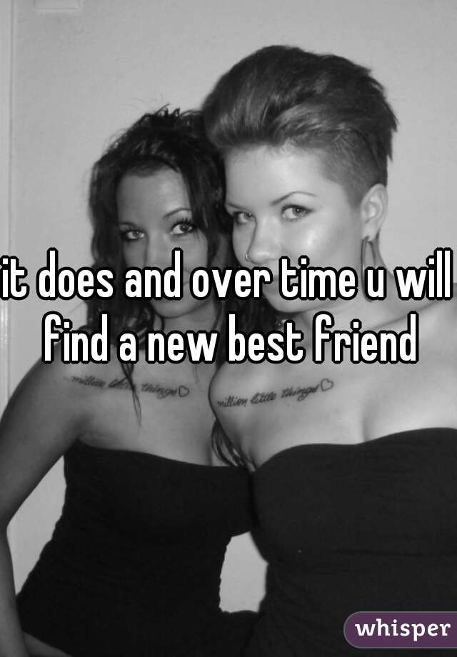 it does and over time u will find a new best friend