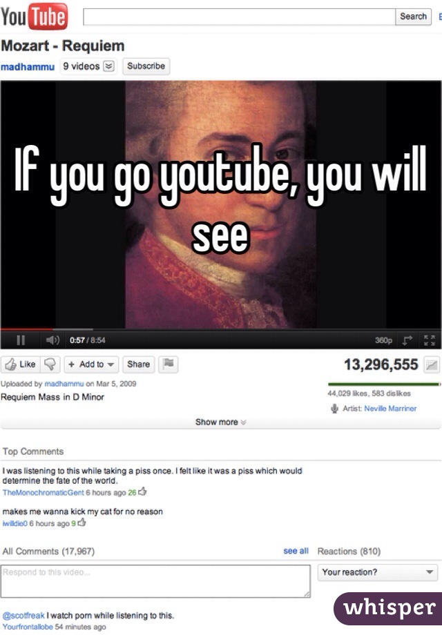 If you go youtube, you will see 