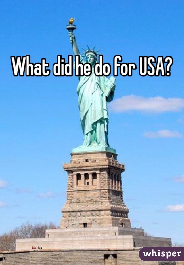 What did he do for USA?
