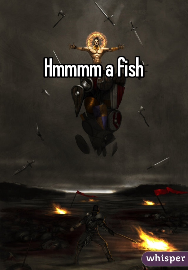 Hmmmm a fish