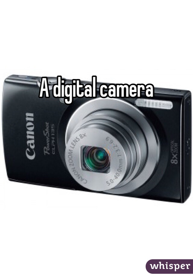 A digital camera 