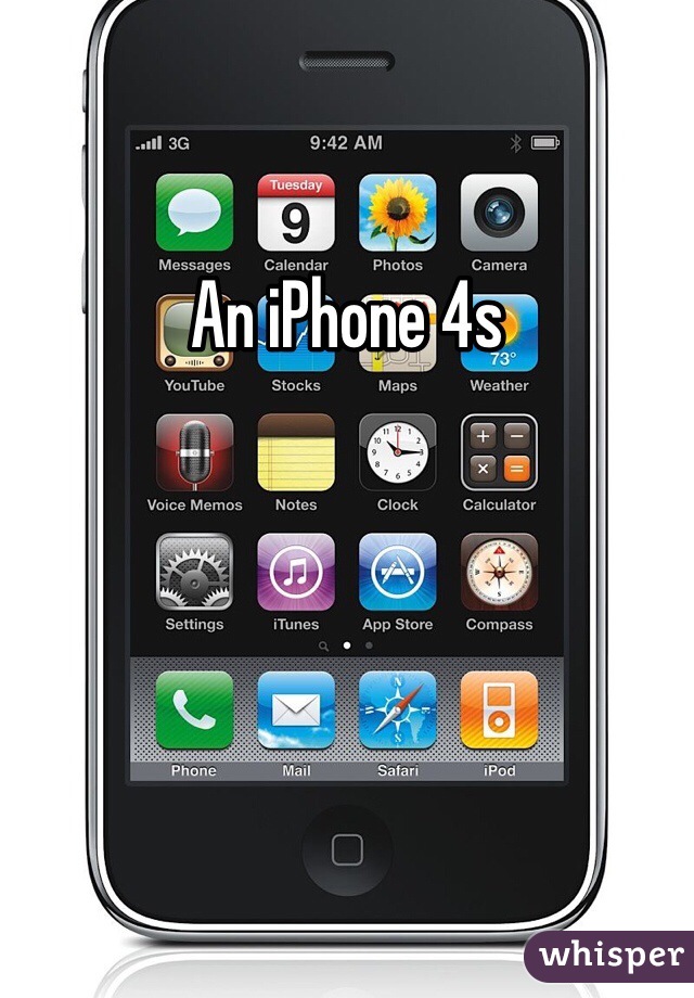 An iPhone 4s