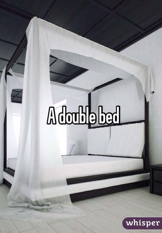 A double bed 