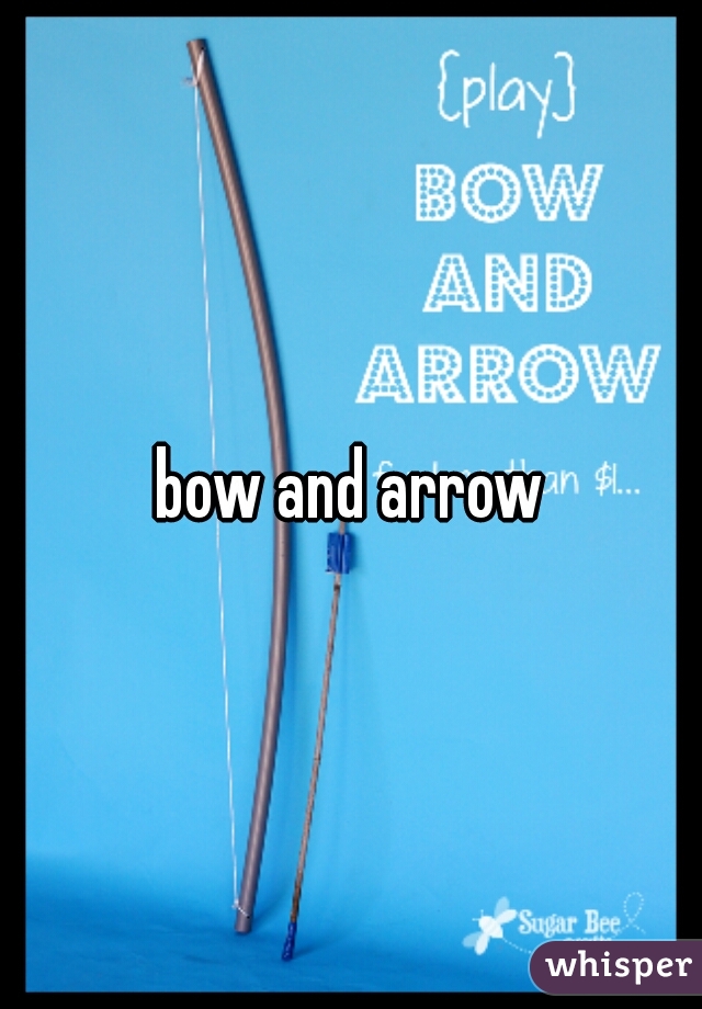 bow and arrow