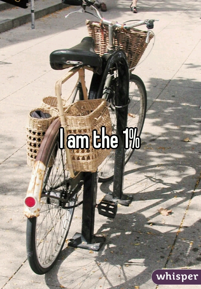 I am the 1%