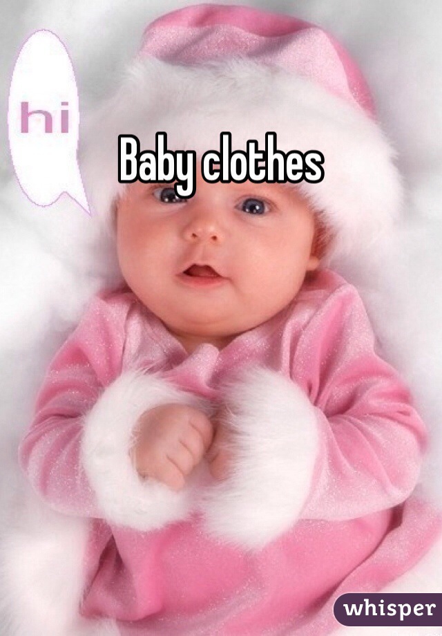 Baby clothes 