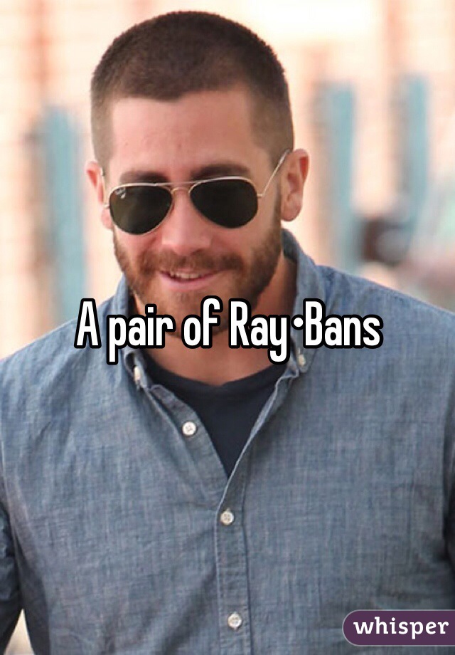 A pair of Ray•Bans 