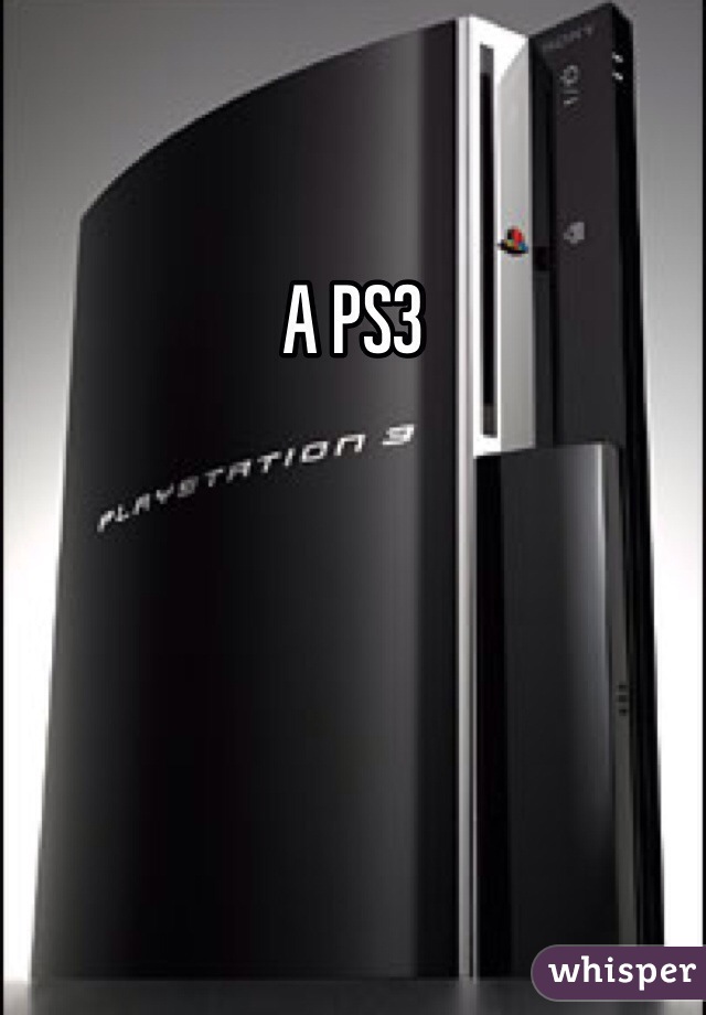 A PS3 