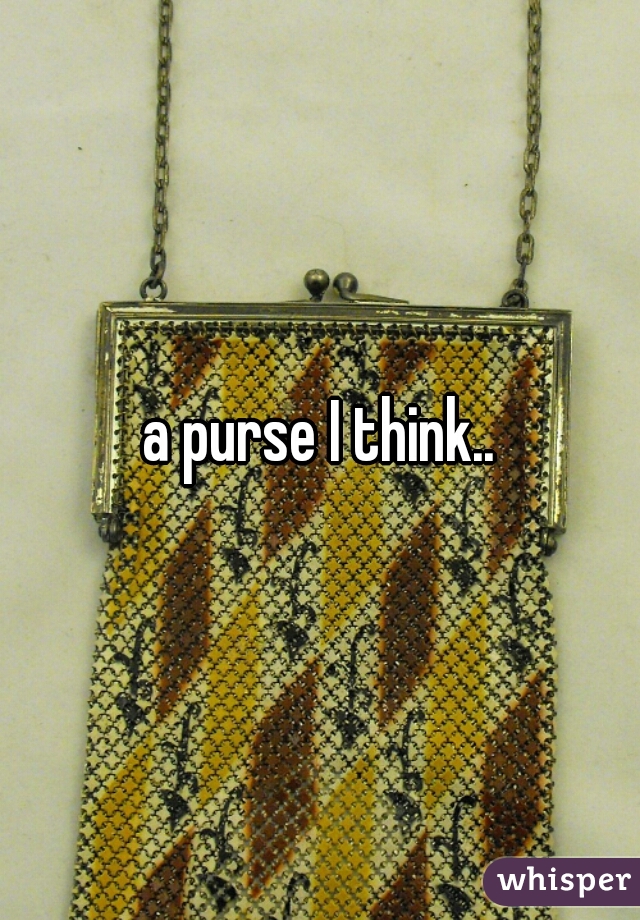 a purse I think..