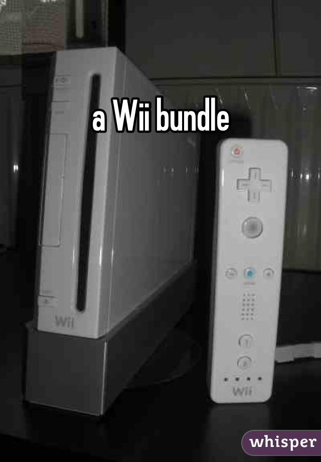 a Wii bundle