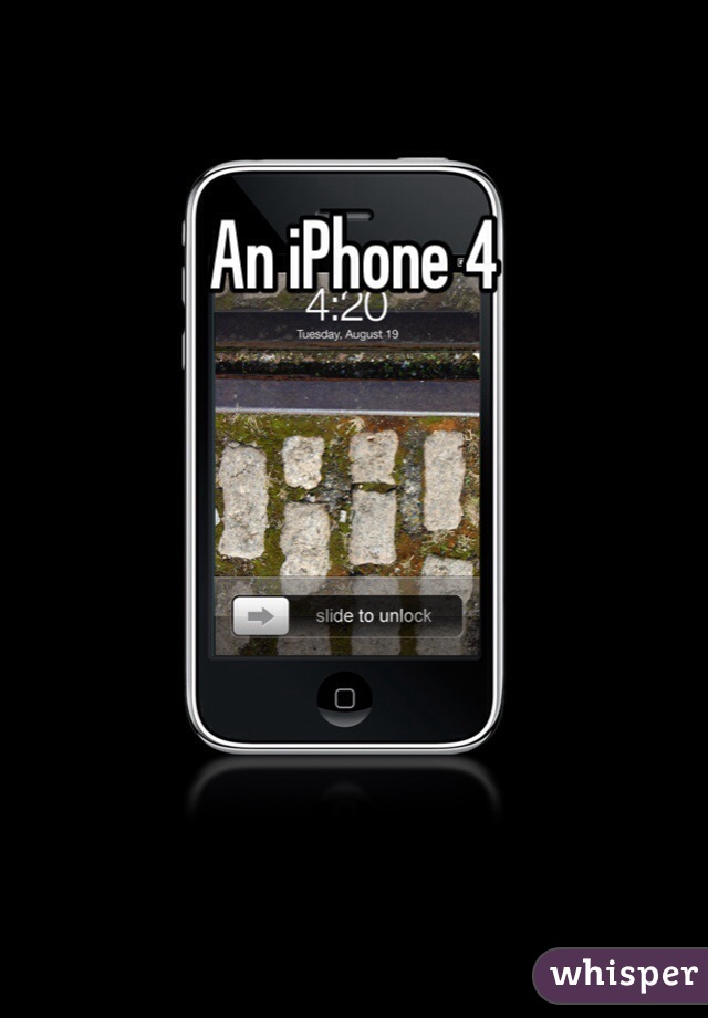 An iPhone 4