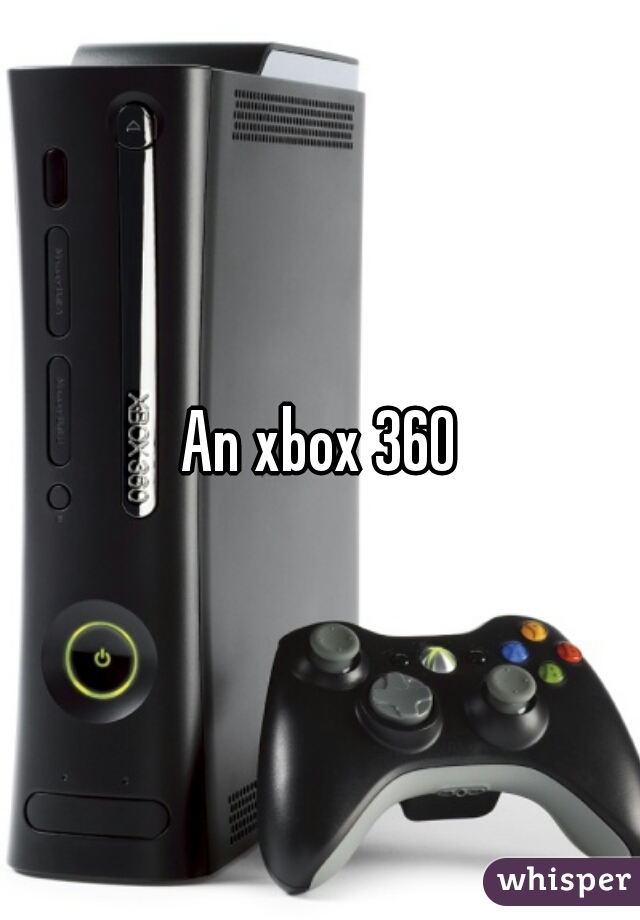 An xbox 360