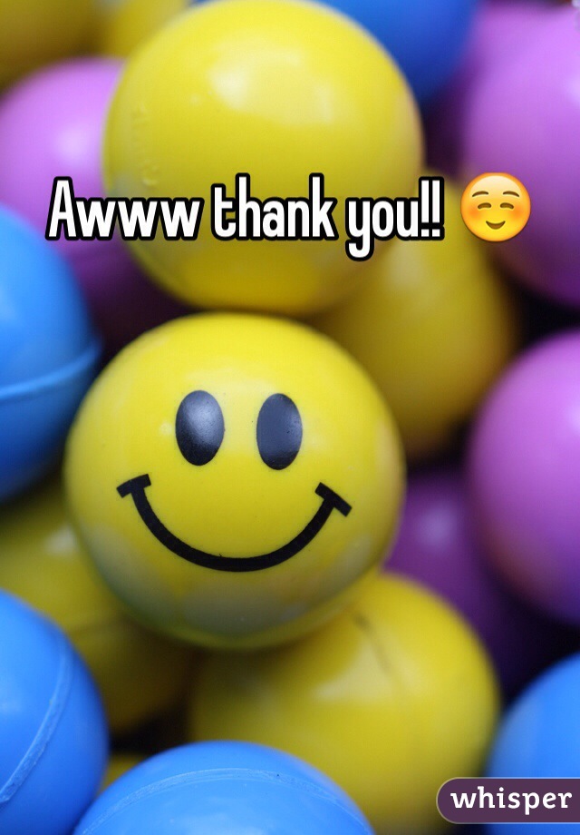 Awww thank you!! ☺️