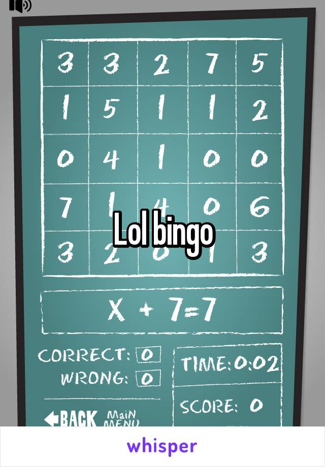 Lol bingo