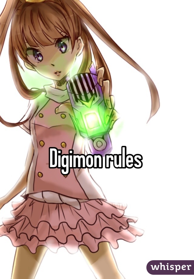 Digimon rules 