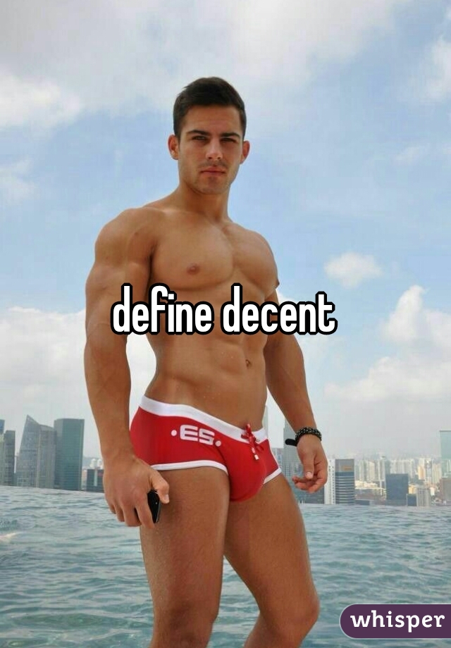 define decent
