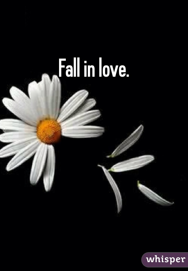 Fall in love. 