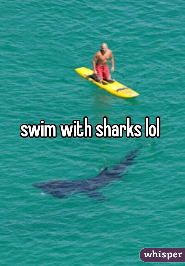 swim with sharks lol 