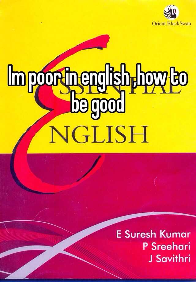 What Is The Meaning Of Poor In English