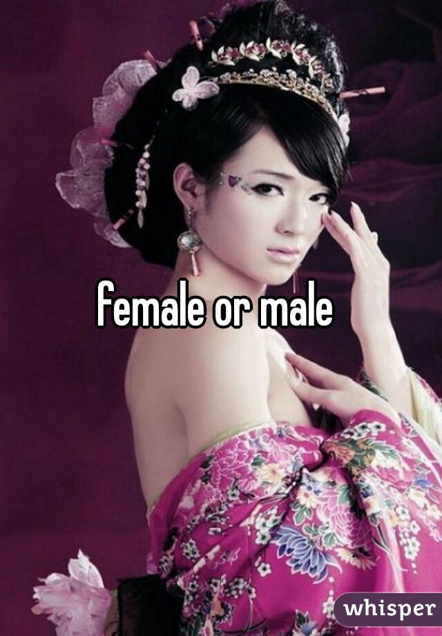 female or male 