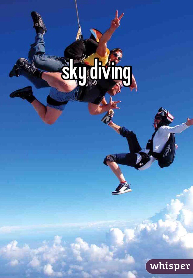 sky diving