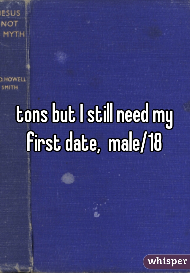 tons but I still need my first date,  male/18 
