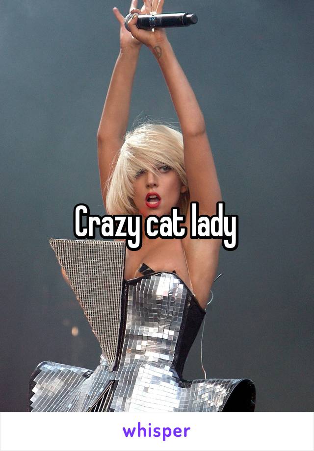 Crazy cat lady 