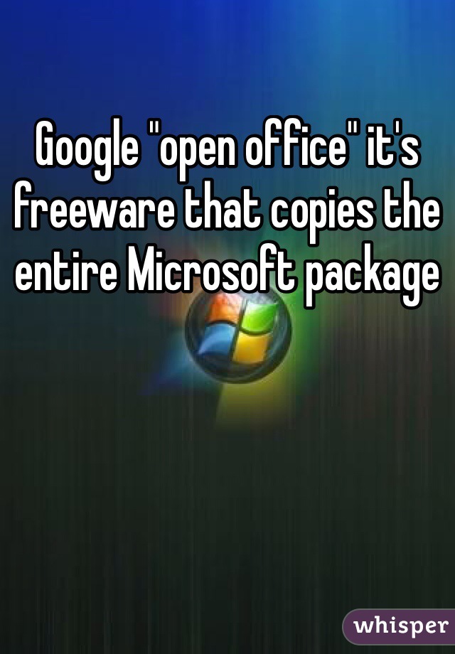 Google "open office" it's freeware that copies the entire Microsoft package 