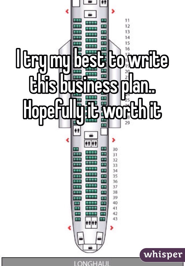I try my best to write this business plan.. Hopefully it worth it 