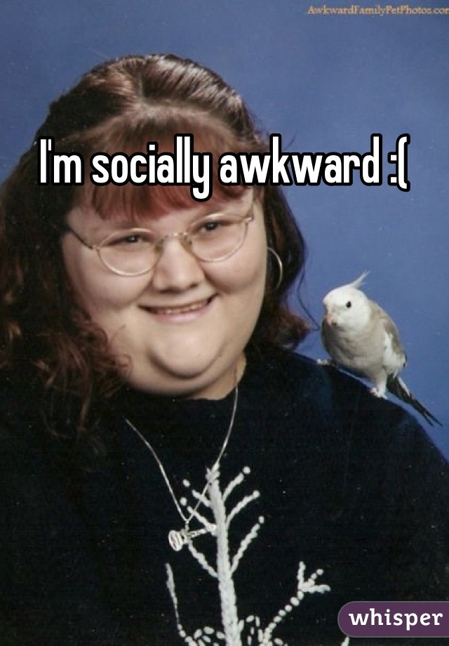 I'm socially awkward :(