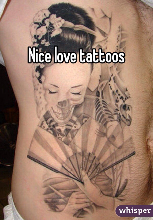 Nice love tattoos
