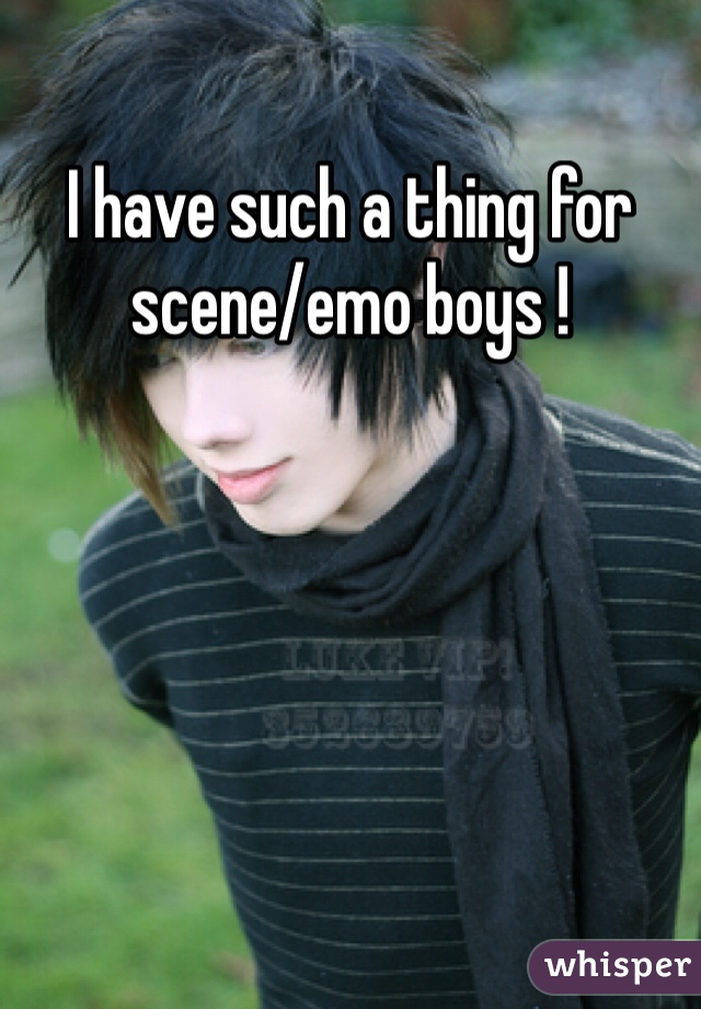 I have such a thing for scene/emo boys !