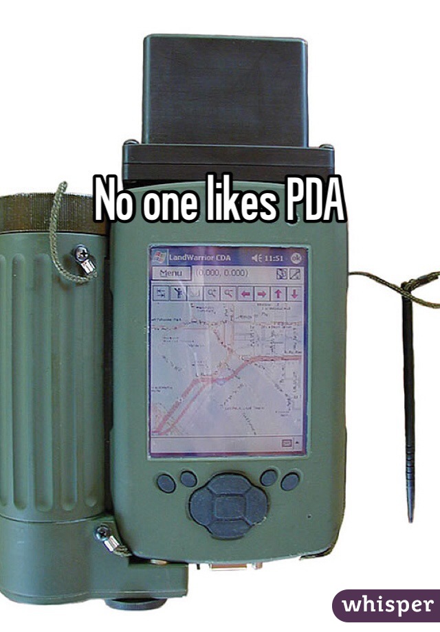 No one likes PDA