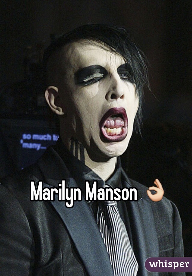 Marilyn Manson 👌