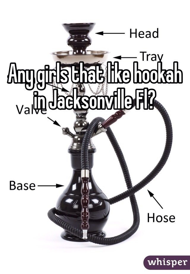 Any girls that like hookah in Jacksonville Fl?