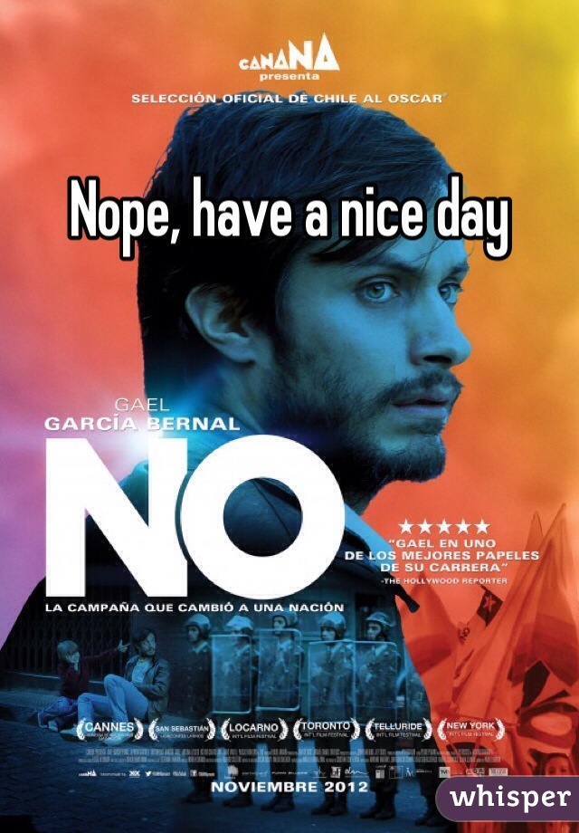 Nope, have a nice day