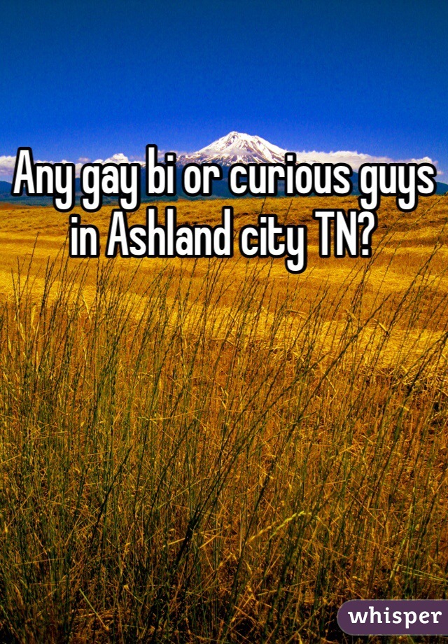 Any gay bi or curious guys in Ashland city TN?