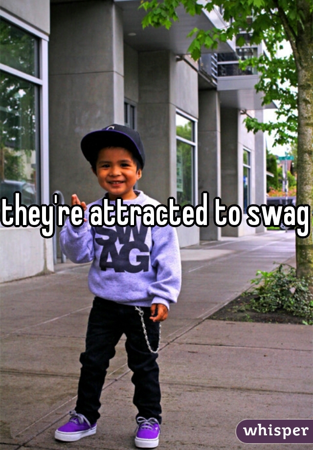 they're attracted to swag