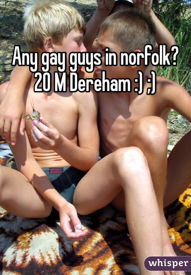 Any gay guys in norfolk? 20 M Dereham :) ;) 