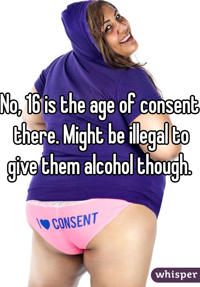 No, 16 is the age of consent there. Might be illegal to give them alcohol though. 