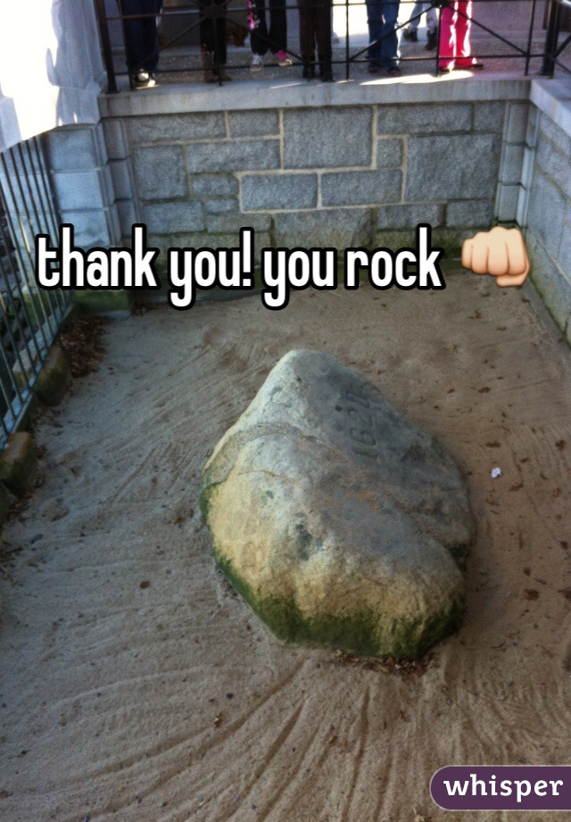 thank you! you rock 👊 