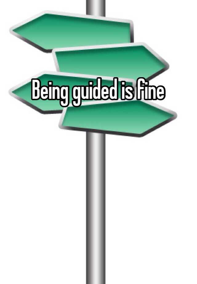 being-guided-is-fine