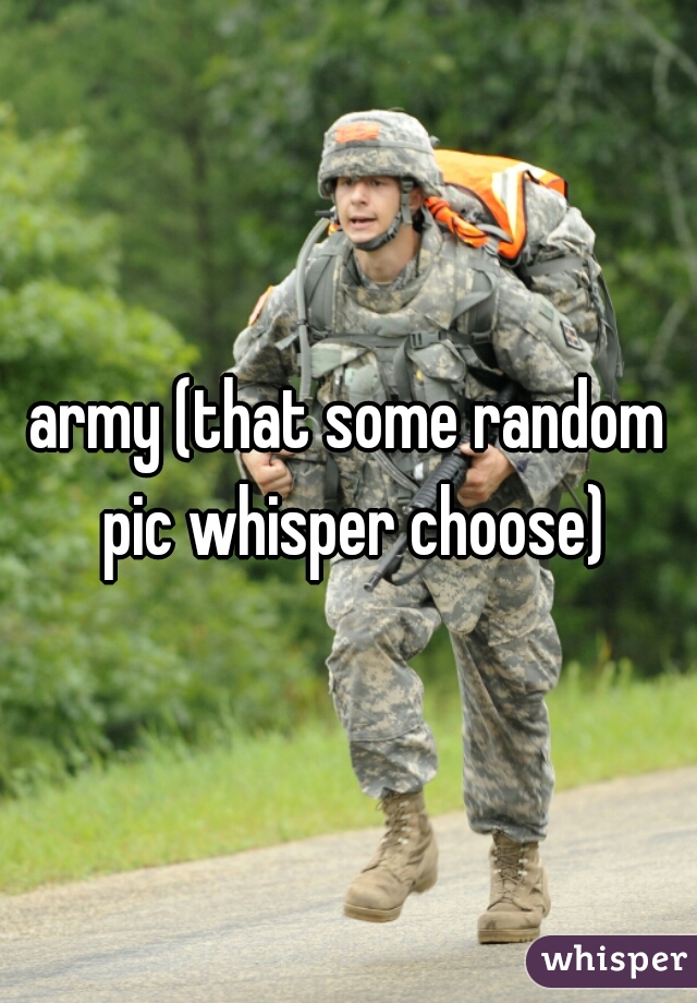 army (that some random pic whisper choose)