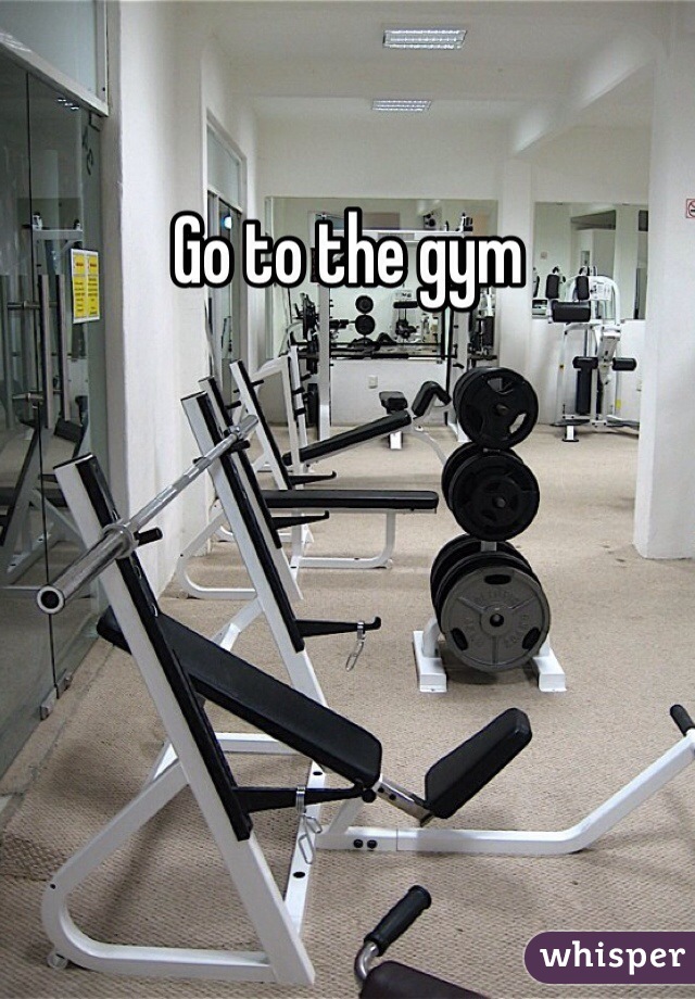 Go to the gym