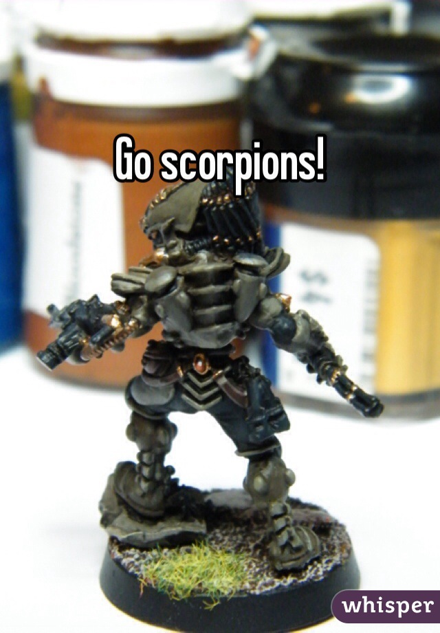Go scorpions!