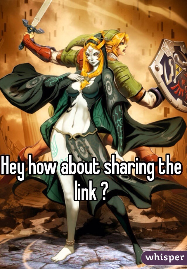 Hey how about sharing the link ?