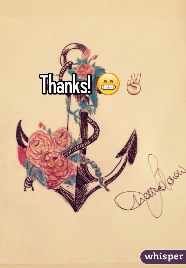Thanks! 😁✌️