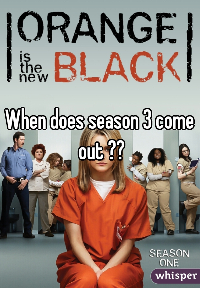 When does season 3 come out ??